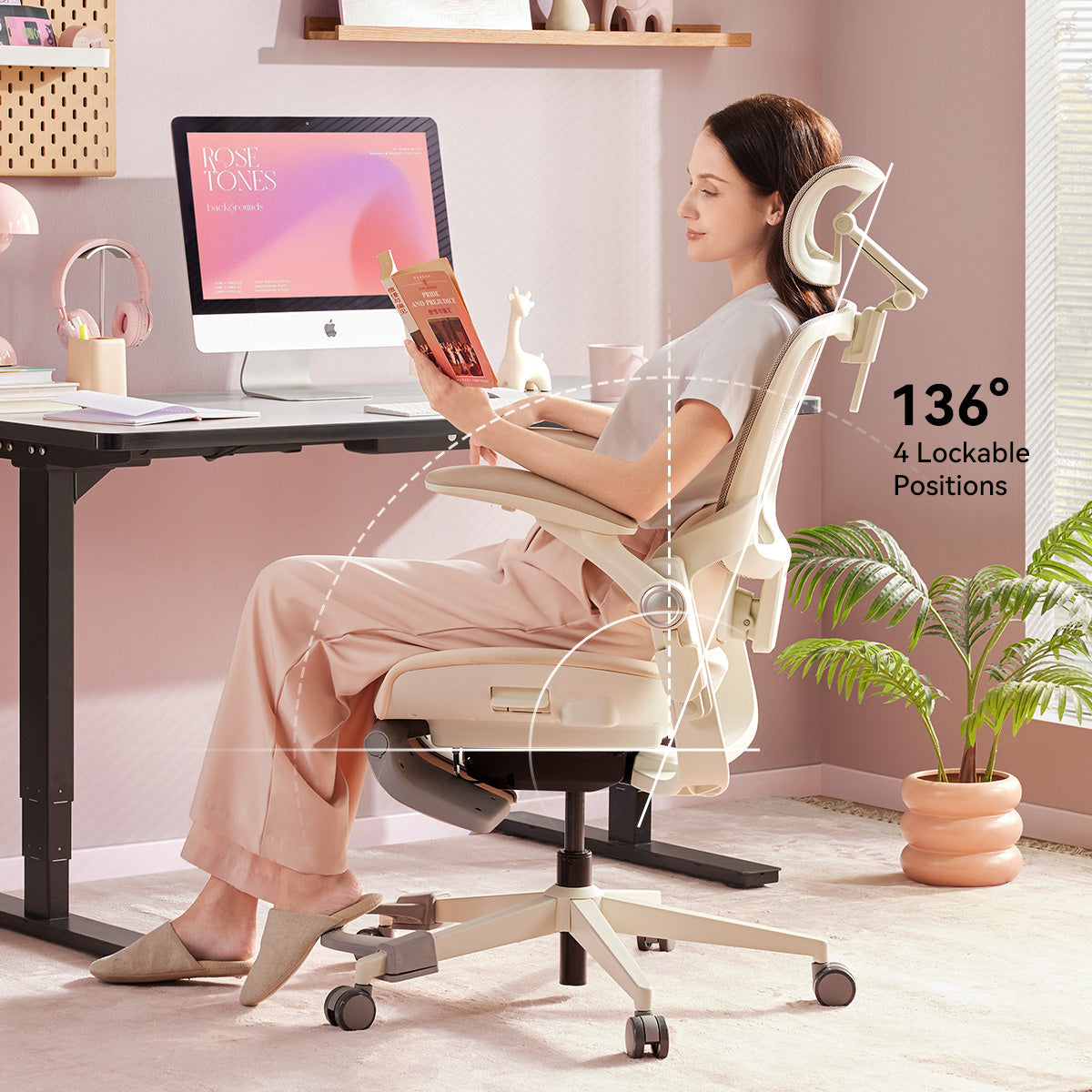 MUSSO E80 Muse FemmePosture Ergonomic Office Chair