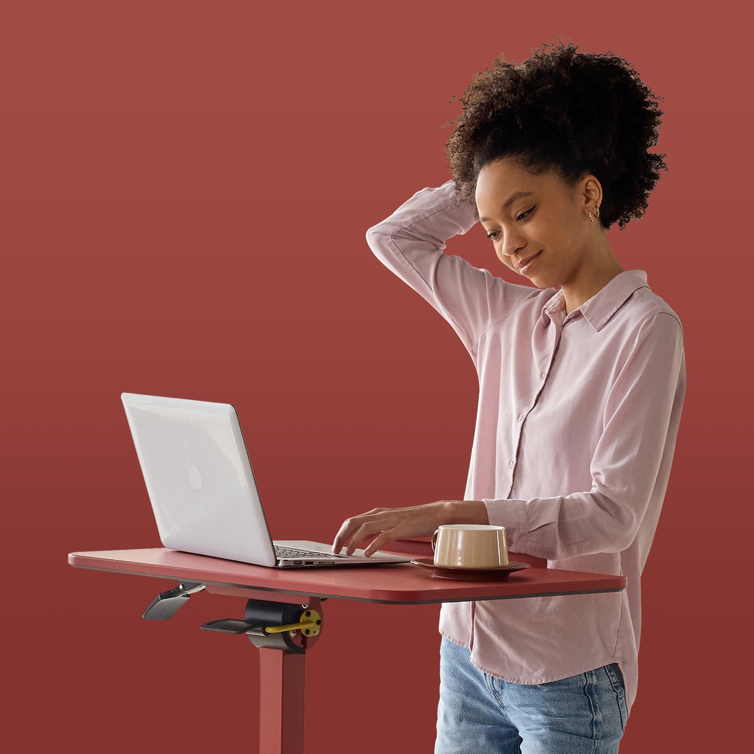 MUSSO AnyDesk D7 SpaceFold Mobile Standing Desk