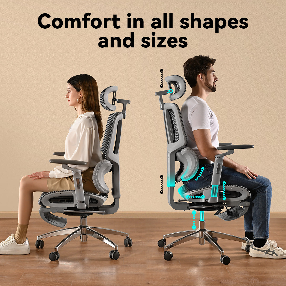 MUSSO H80 Pro Ergonomic Office Chair|Computer Chair